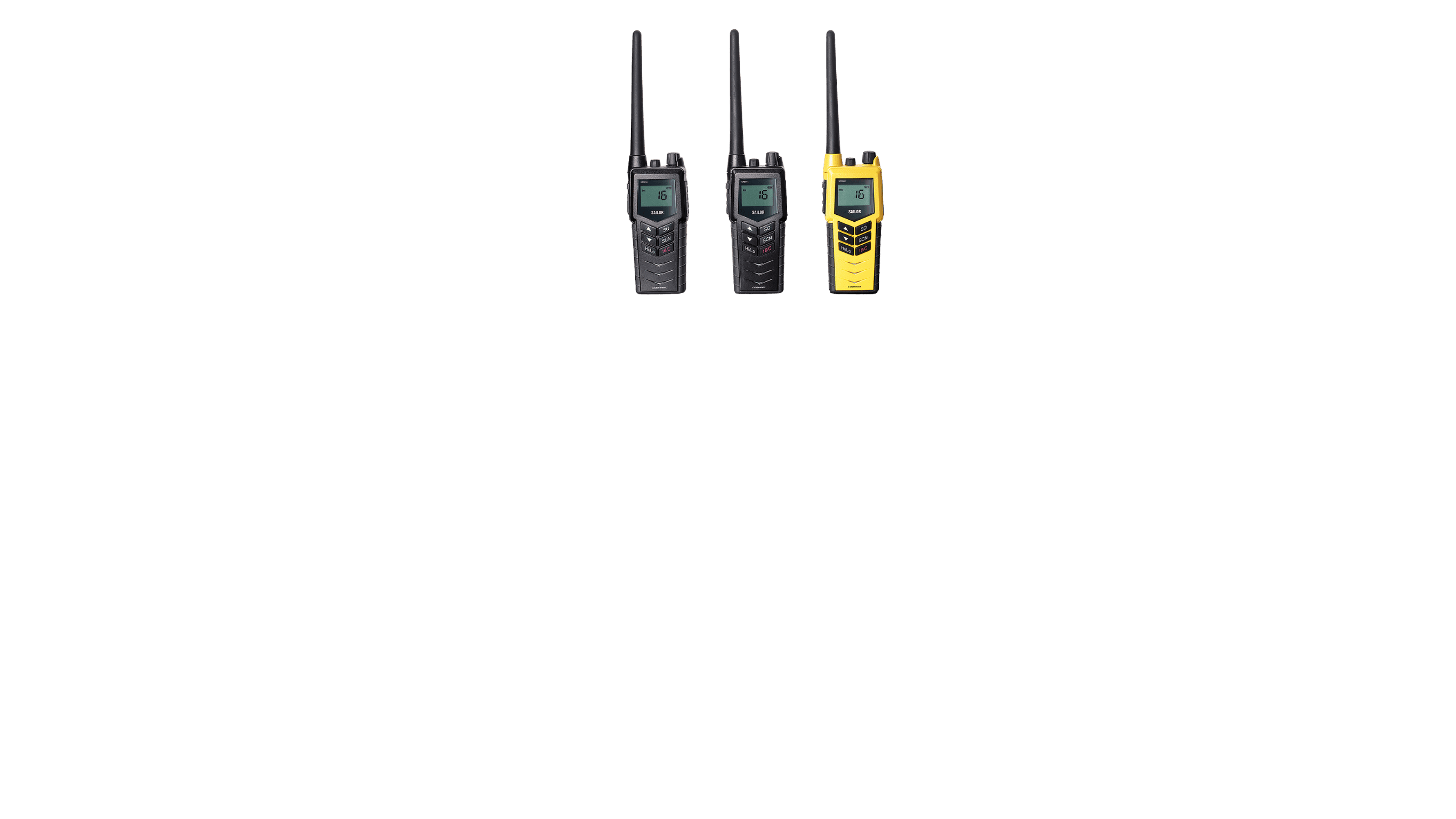 SAILOR SP3500 VHF portable radios